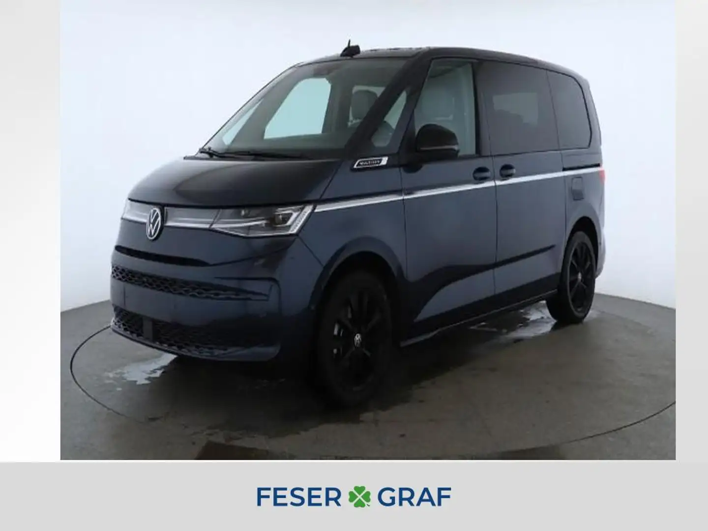 Volkswagen T7 Multivan Hybrid 4x4 Style 7Si ACC AHK 360° Blau - 1
