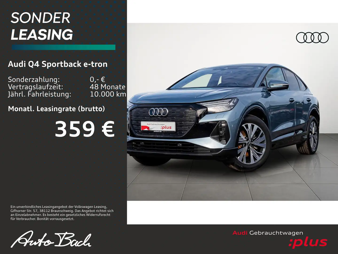 Audi Q4 e-tron 35 AHK Navi HUD Virtual EPH Blau - 2