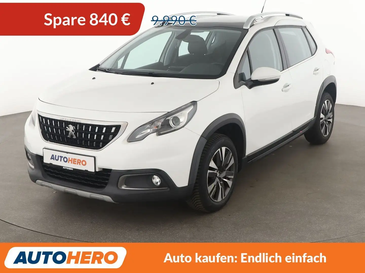 Peugeot 2008 1.2 PureTech Allure*NAVI*TEMPO*PDC*SHZ*KLIMA* Blanc - 1