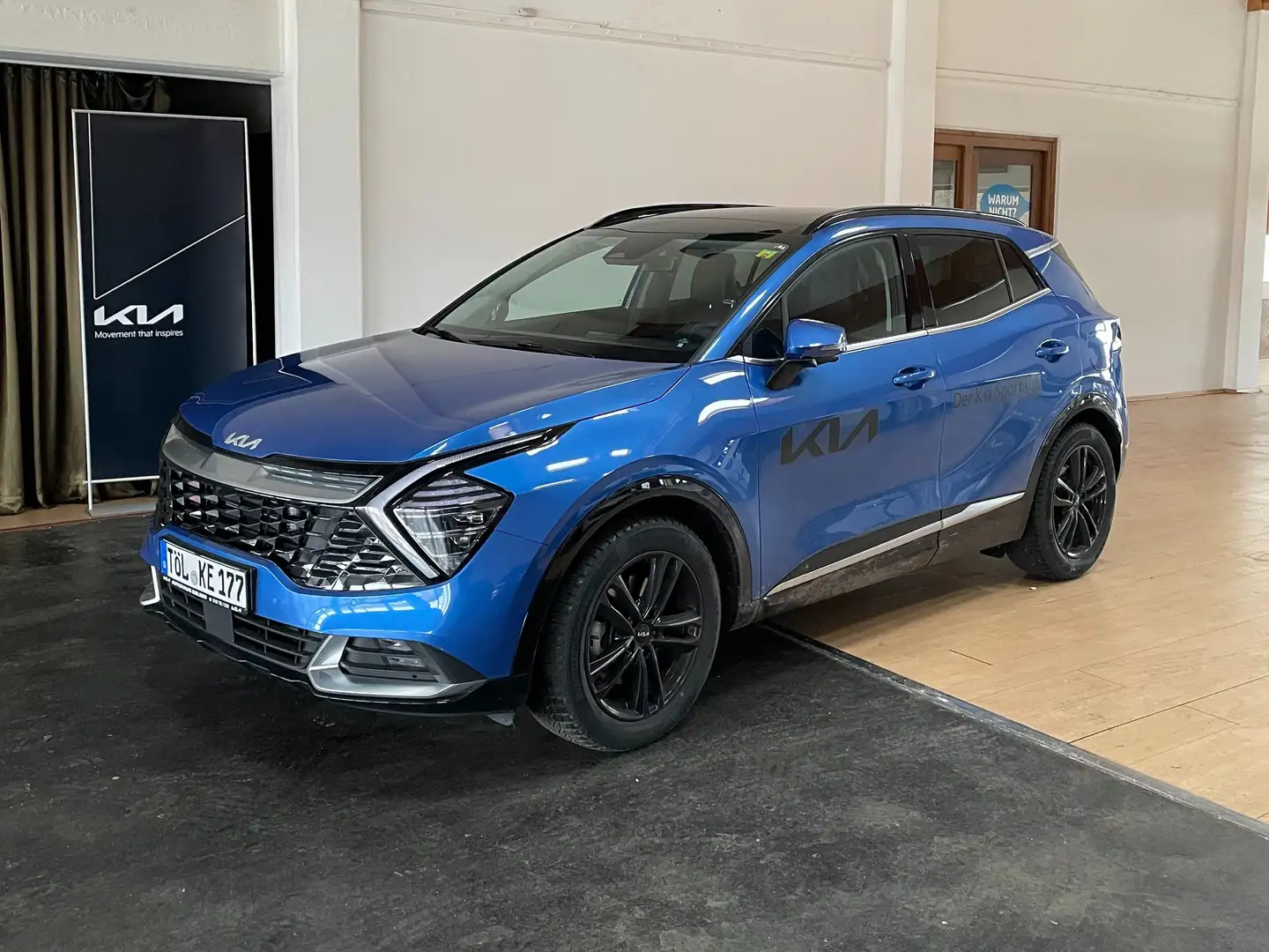 Kia Sportage 1,6 T-GDI  2WD Spirit, GD, Drive Wise Paket, DCT Blau - 1