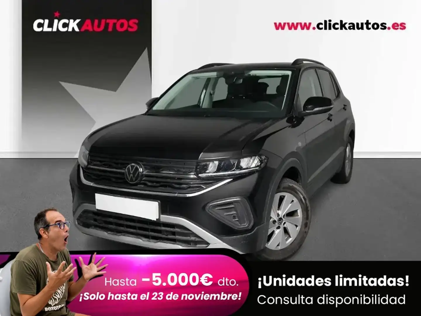 Volkswagen T-Cross 1.0 TSI Life Aut. 85kW Negro - 1
