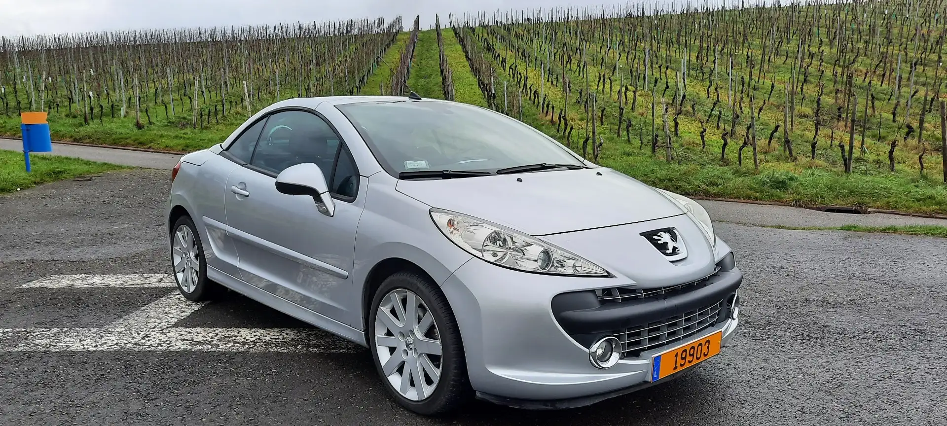 Peugeot 207 CC 120 VTi Automatik Platinum Argent - 1