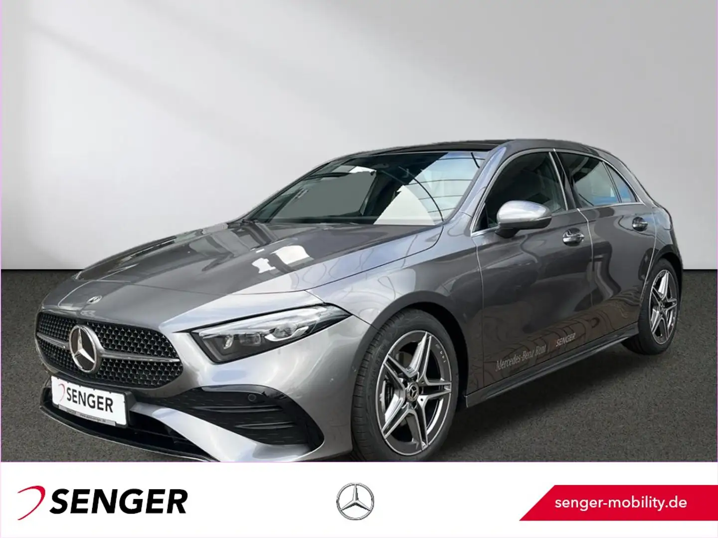 Mercedes-Benz A 200 AMG Distronic Multibeam-LED Panorama MBUX Grijs - 1
