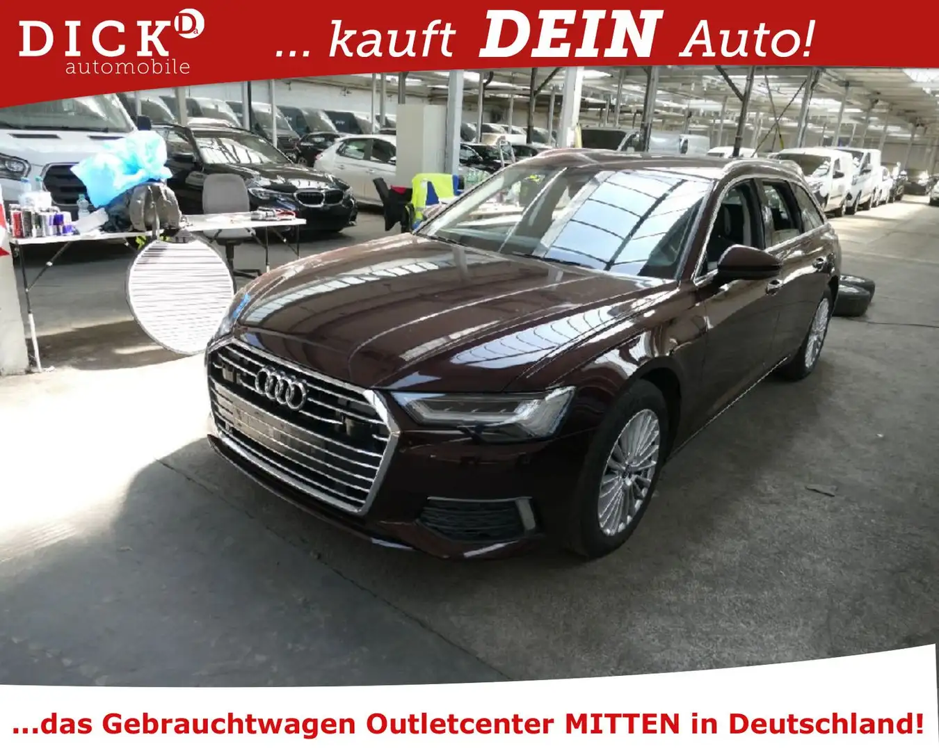Audi A6 Av 40d S-Tr. LED+/NAVI/ACC/HIFI/SHZ/AHK/8Fa Rot - 1