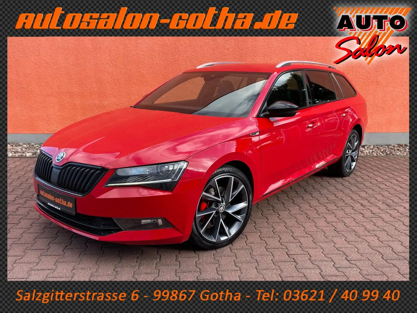 Skoda Superb Combi TSI Sportline XENON+NAVI MEMORY AHK Rot - 1
