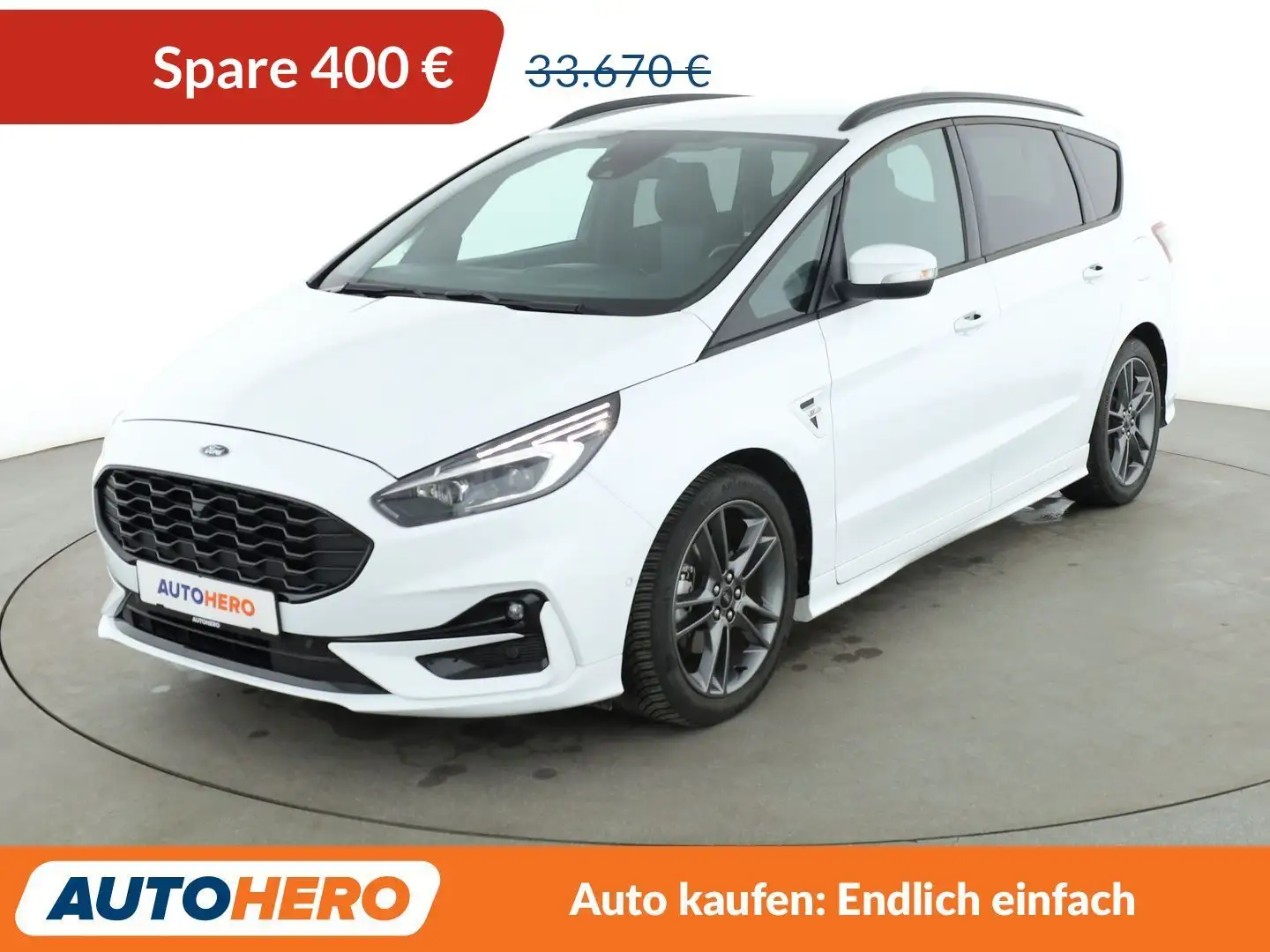Ford S-Max 2.5 Hybrid ST-Line Aut.*NAVI*LED*ACC*CAM*PDC*SHZ* Weiß - 1