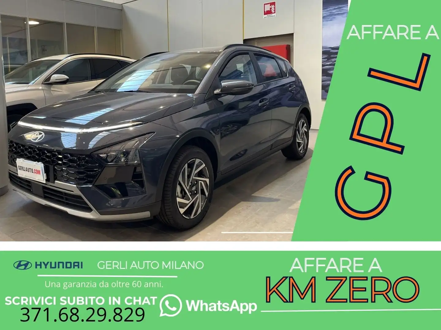 Hyundai BAYON Bayon 2024 1.2 Gpl Xline 78cv mt / KM ZERO PROMO Grigio - 1