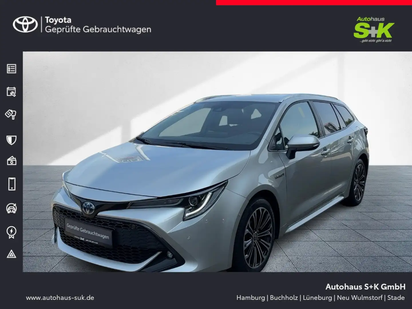 Toyota Corolla 1,8-l-Hybrid, Touring Sports, Team D*Technik Silber - 1