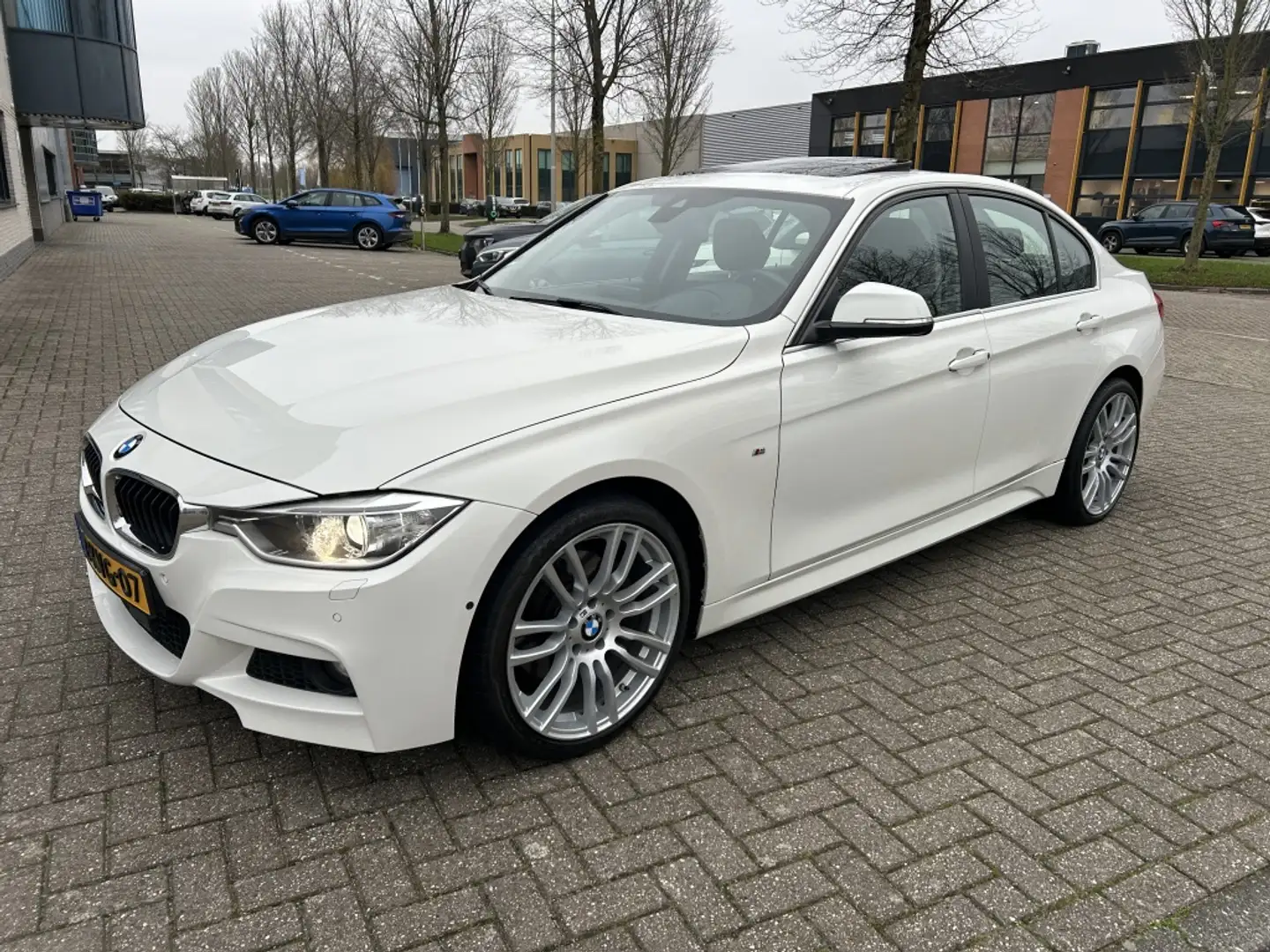 BMW 328 3-serie 328i High Executive M-Sport SCHUIFDAK HUD Blanc - 1