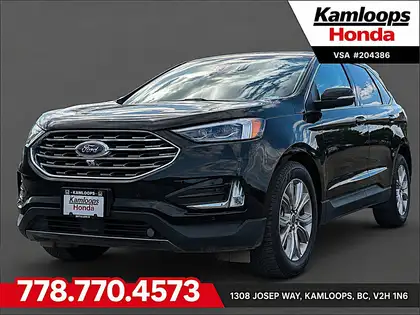 Black 2022 Ford Edge SUV / Crossover All-Wheel Drive 8-Speed Automatic