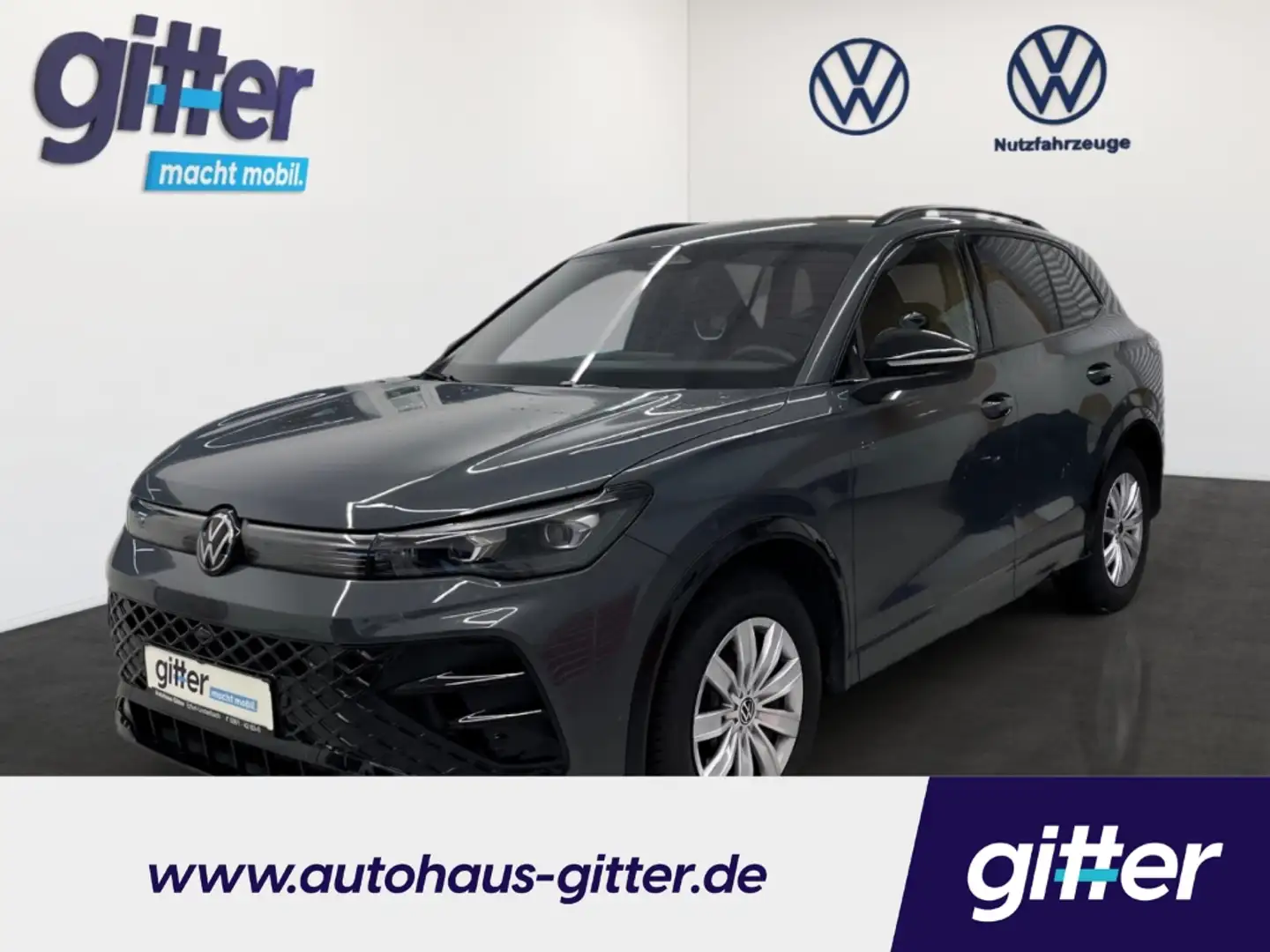 Volkswagen Tiguan 1.5 R-LINE BLACKSTLE MATRIX AHK STANDHEIZUNG Grau - 1