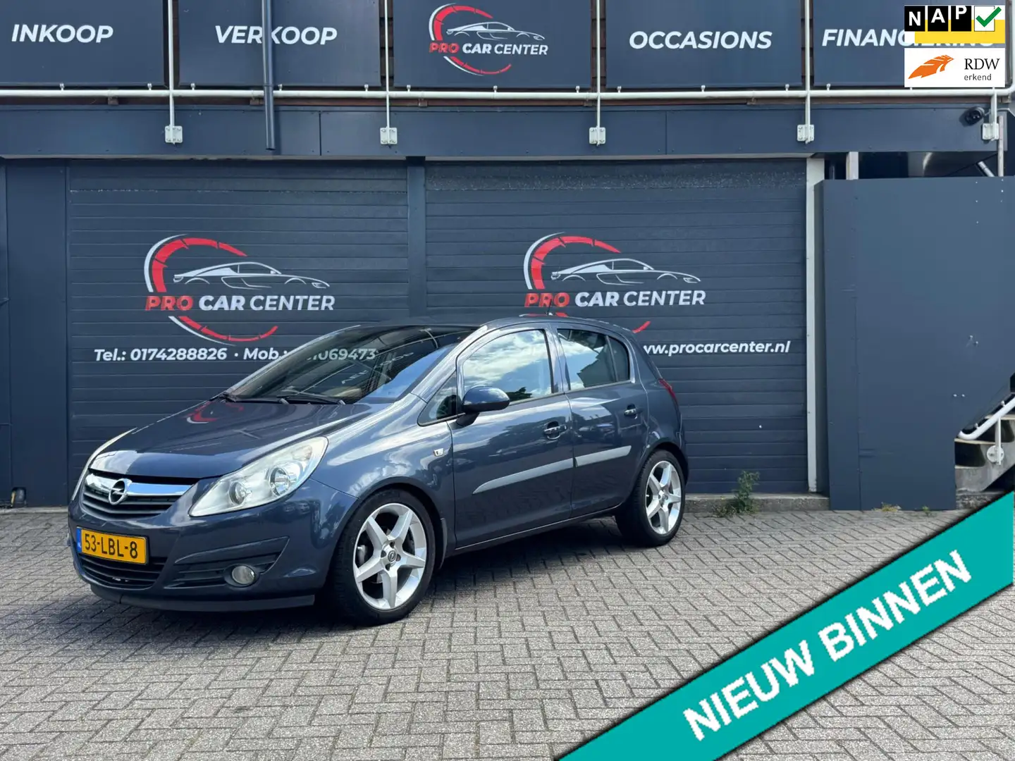 Opel Corsa 1.4-16V Cosmo CRUISE|CLIMATE|PDC|CAM|EL.RAMEN|NAP| Blue - 1