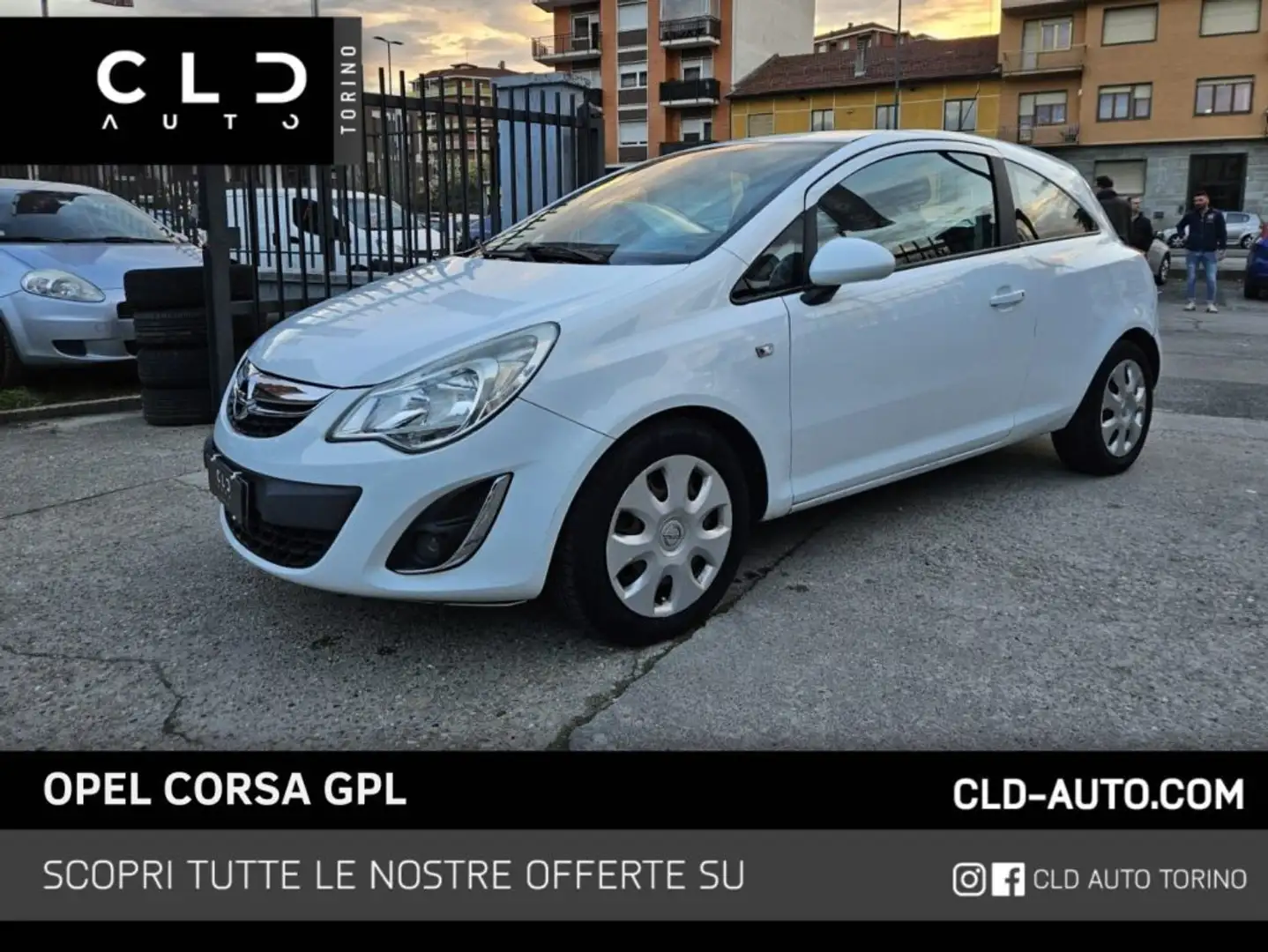 Opel Corsa 1.2 85CV 3 porte GPL-TECH Bianco - 1