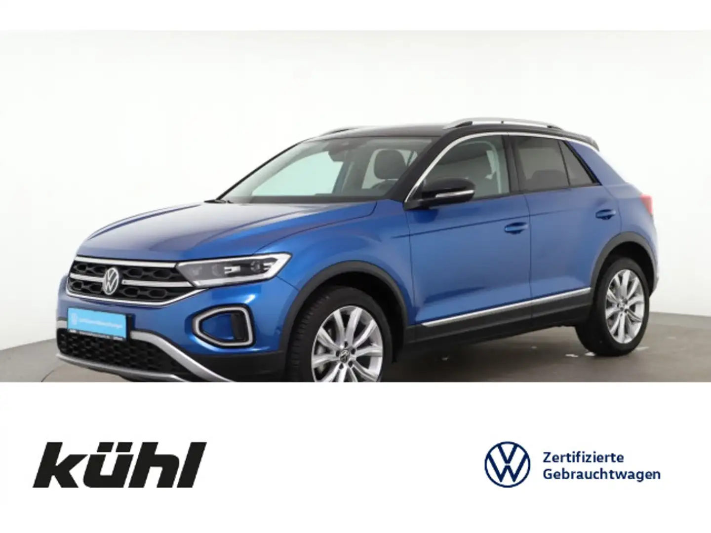 Volkswagen T-Roc 1.5 TSI DSG Style IQ.Light ACC App Navi AH Blau - 1