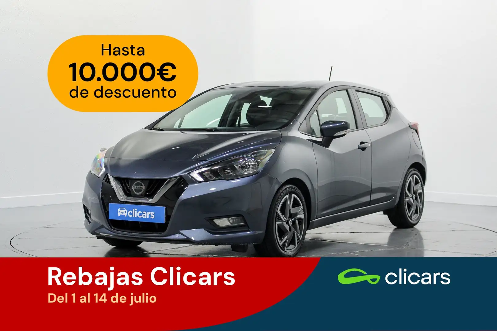 Nissan Micra IG-T Acenta 92 Gris - 1