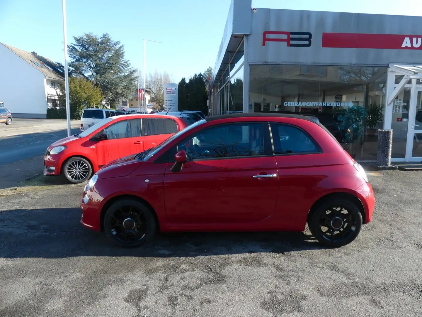 Fiat 500 S Cabrio  *LPG* Rot - 2