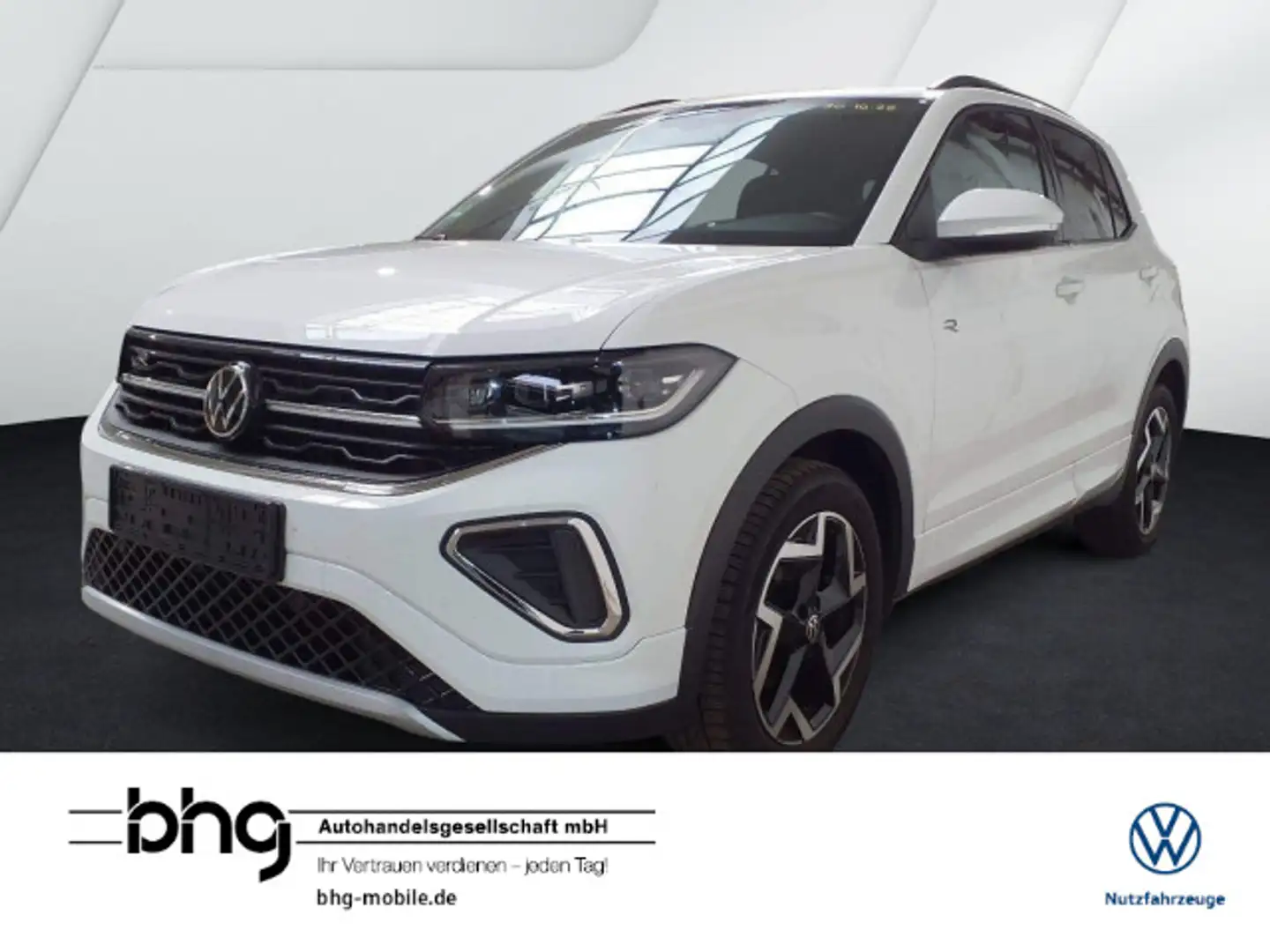 Volkswagen T-Cross R-Line 1,5 TSI AHK, IQ-Drive, AppConnect Weiß - 1