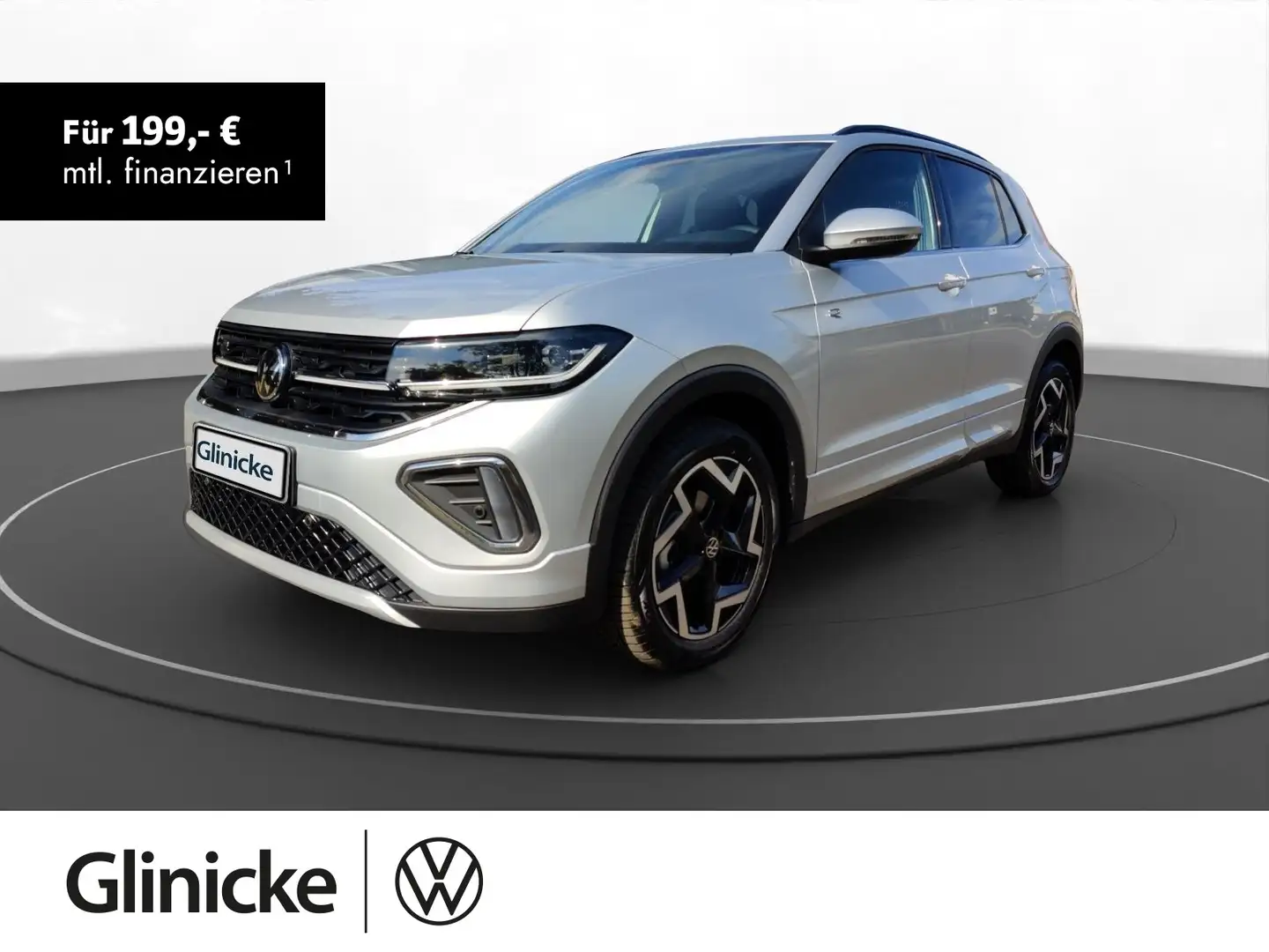Volkswagen T-Cross R-Line 1.5 l TSI AHK,Navi, IQ Drive Silber - 1