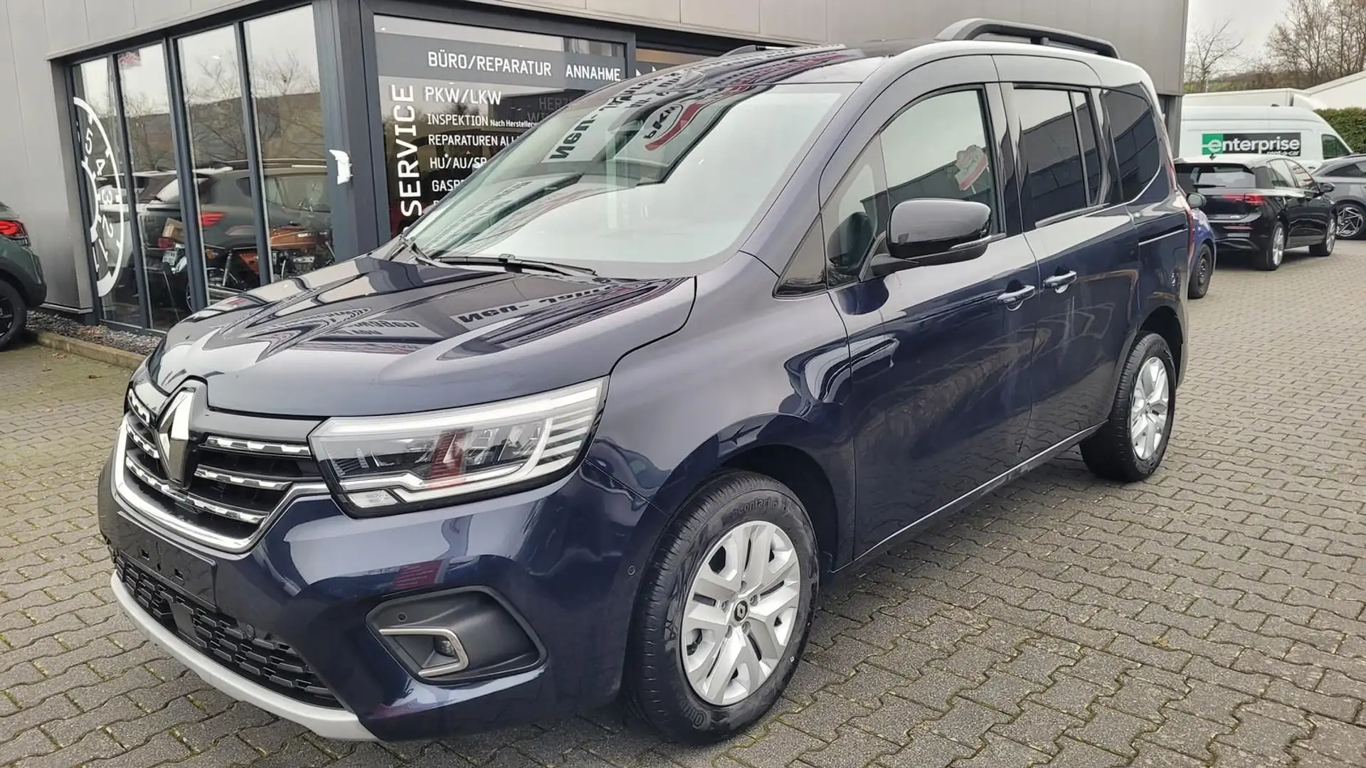 Renault Kangoo Techno*LED*PDCv+h*Cam*ACC*ACA*AppCon* Blauw - 1