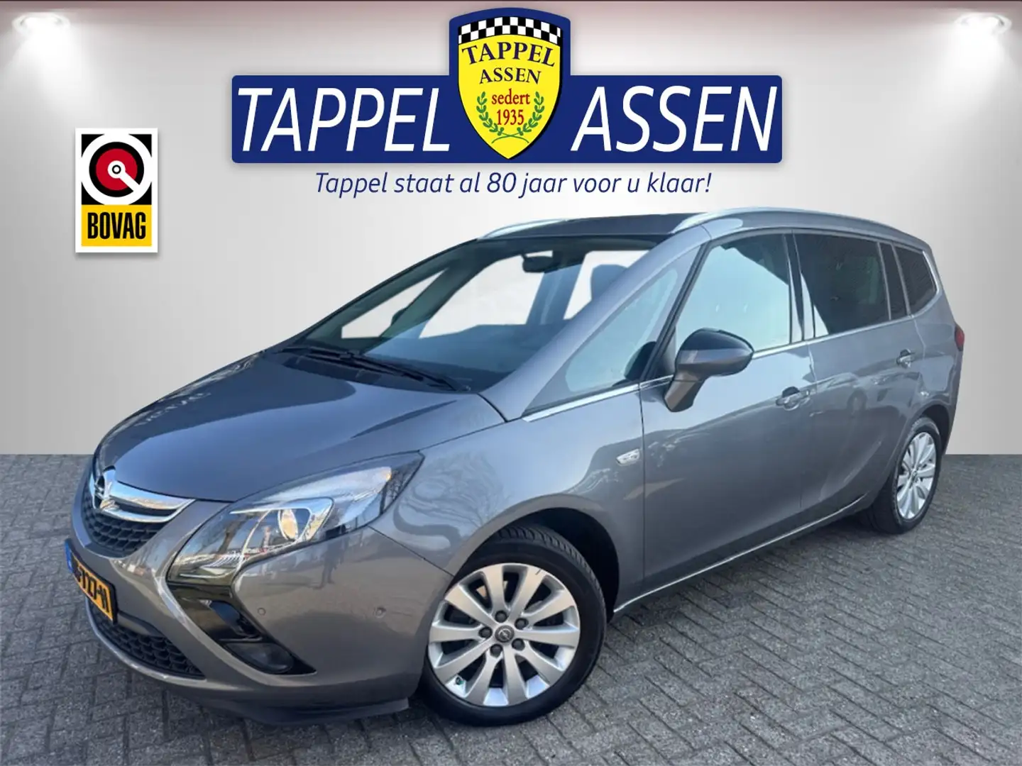 Opel Zafira Tourer 1.4 Edition 140PK/AUTOMAAT/ 7p./ Nav/ PDC v&a Gris - 1