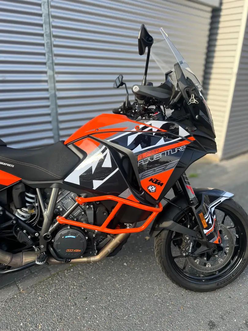 KTM 1290 Super Adventure S akrapovic full optoun Narancs - 2