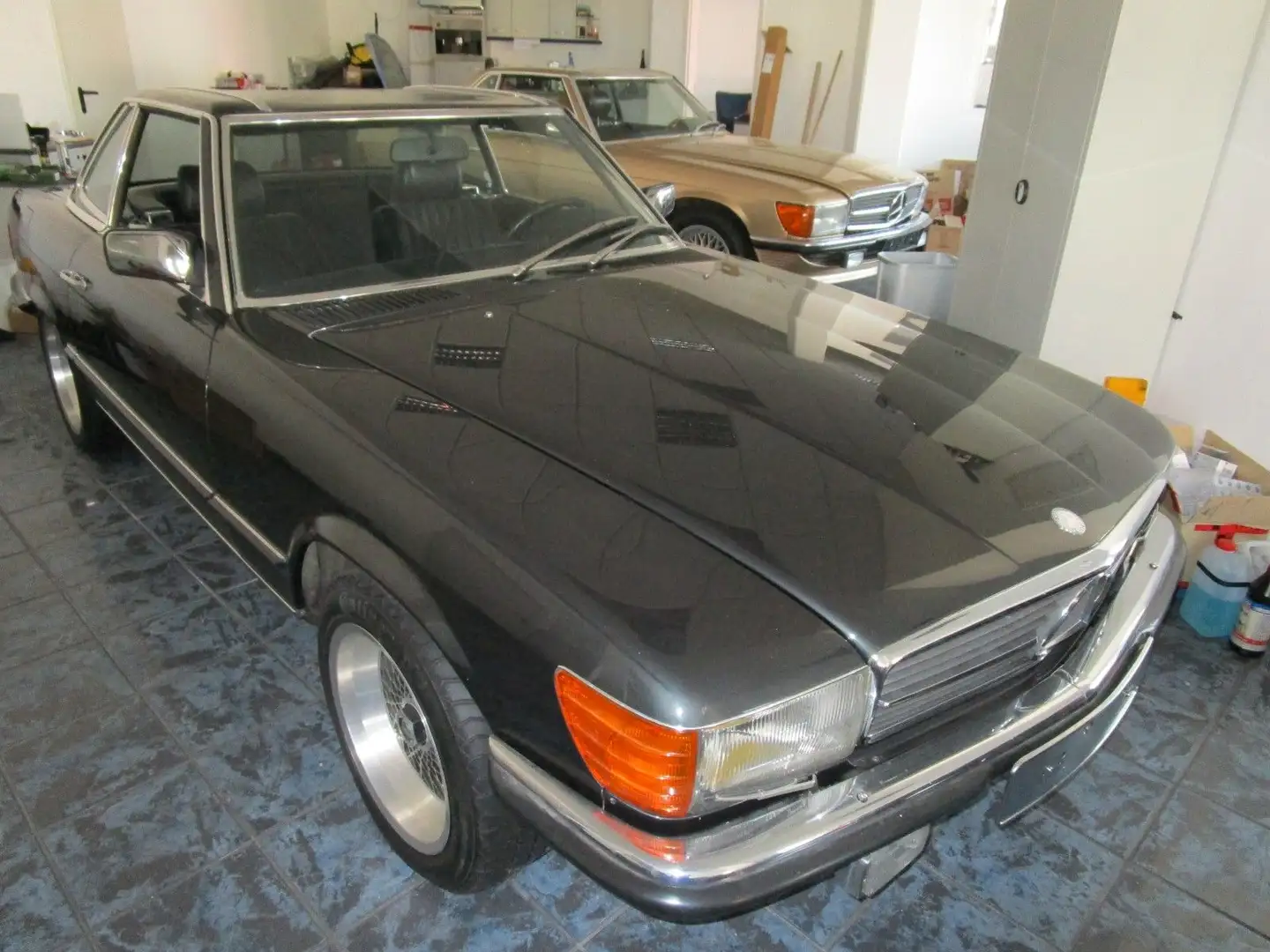 Mercedes-Benz SL 280 original 43000KM Deutsches Fahrzeug!!!! Schwarz - 1