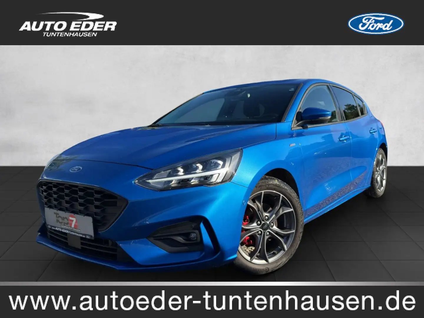 Ford Focus ST-Line X Automatik Sportpaket Bluetooth LED Blauw - 1