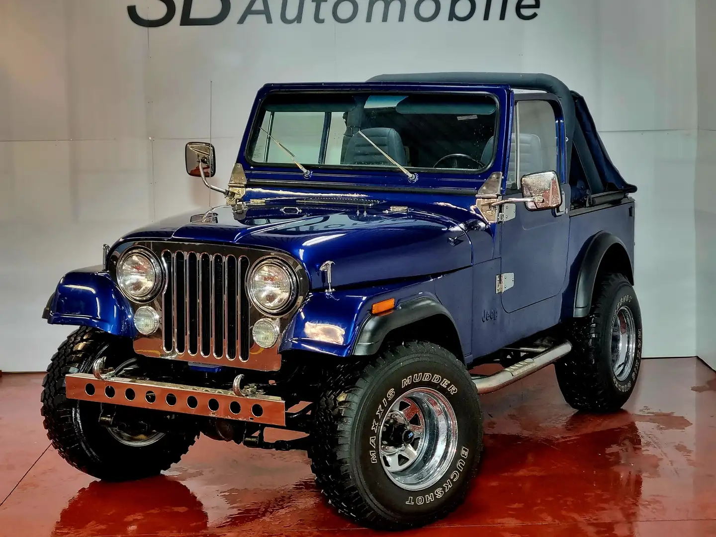 Jeep Wrangler CJ-7 4.2  ÉTAT NEUVES  LPG  TOUTE RESTAURÉE Blauw - 2