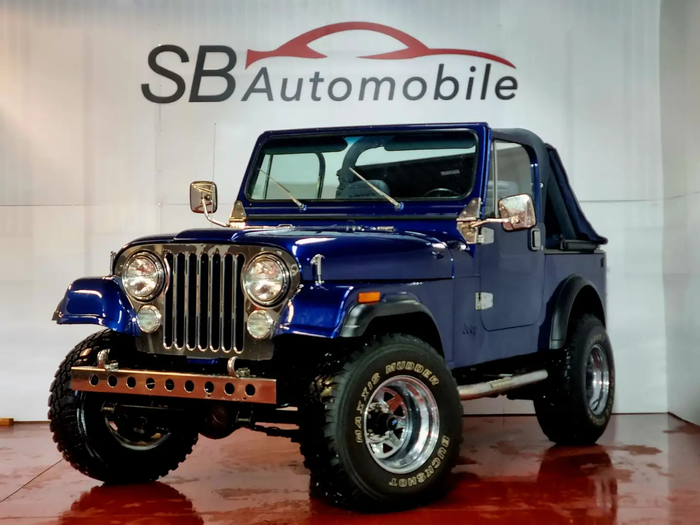 Jeep Wrangler CJ-7 4.2  ÉTAT NEUVES  LPG  TOUTE RESTAURÉE Blauw - 1