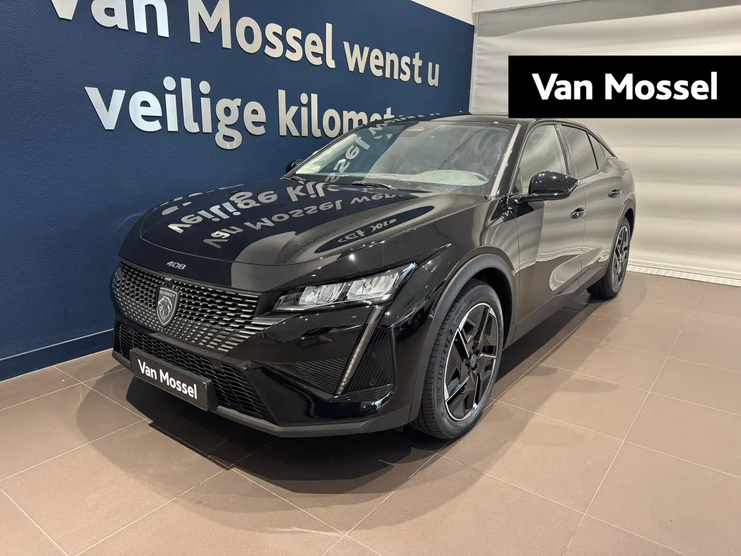 Peugeot 408 1.6 HYbrid 225 EAT8 Allure Avantage Zwart - 1