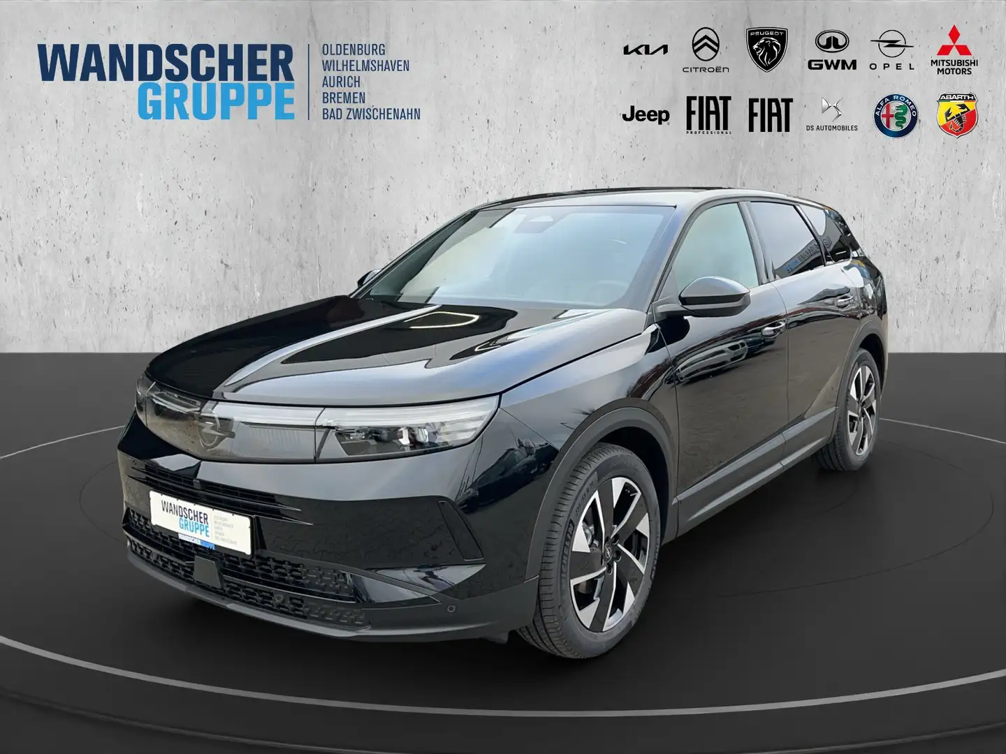 Opel Grandland 100kW 1.2 Mild-Hybrid 48V GS LED SHZ Schwarz - 1