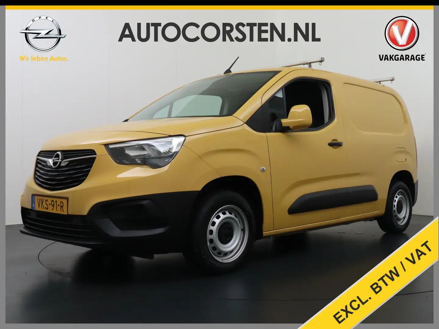 Opel Combo 1.5D L1H1 Edition Airco Cruise Control Bluetooth E Geel - 1