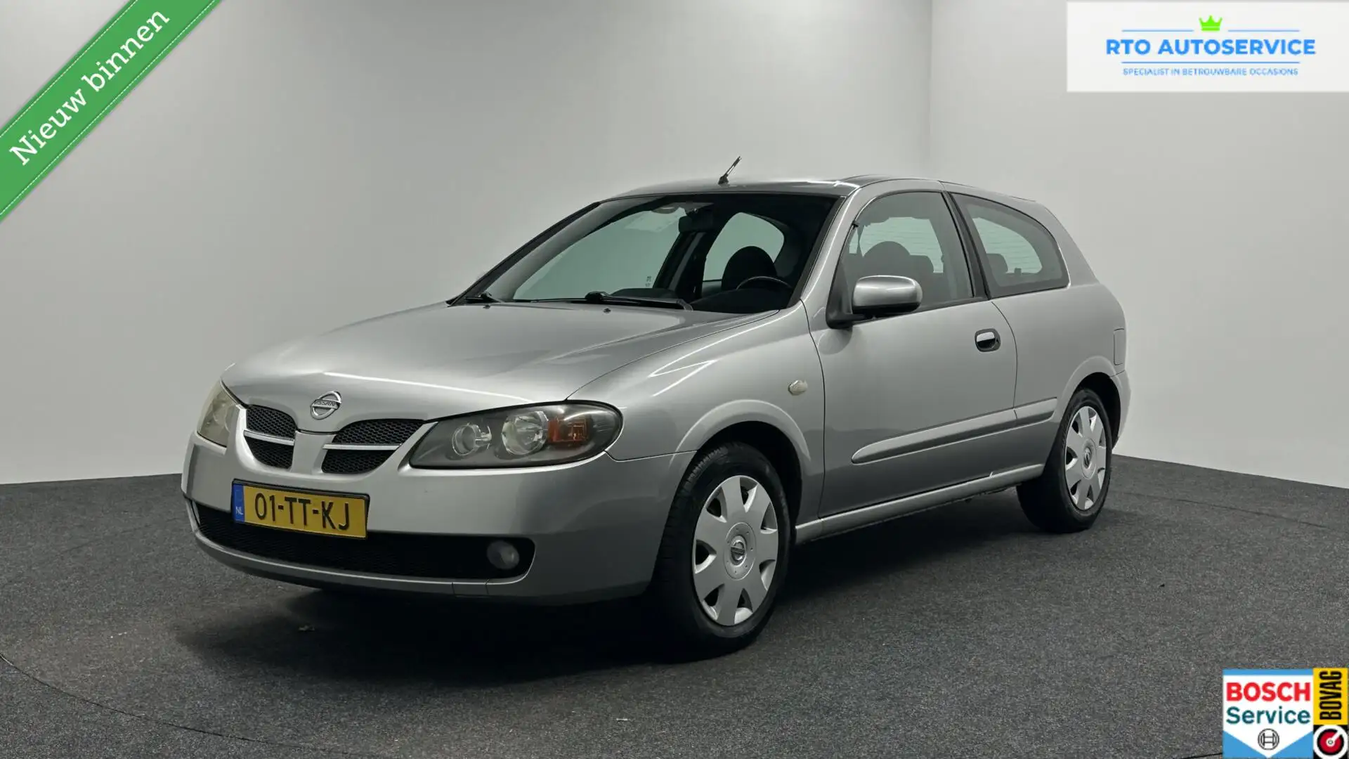 Nissan Almera 1.5 Invitation AIRCO CRUISE ECC TREKHAAK. Grau - 1