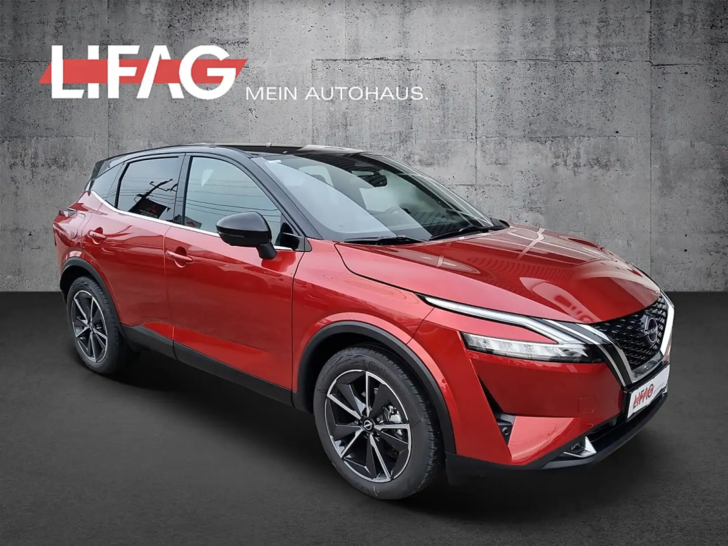 Nissan Qashqai 1,3 MHEV 4x4 Tekna Autom *ab € 25.990,-* Rot - 1