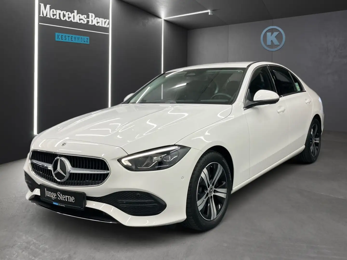 Mercedes-Benz C 180 WideScreen LED AHK Kamera Spurhalt-Ass PTS Weiß - 2