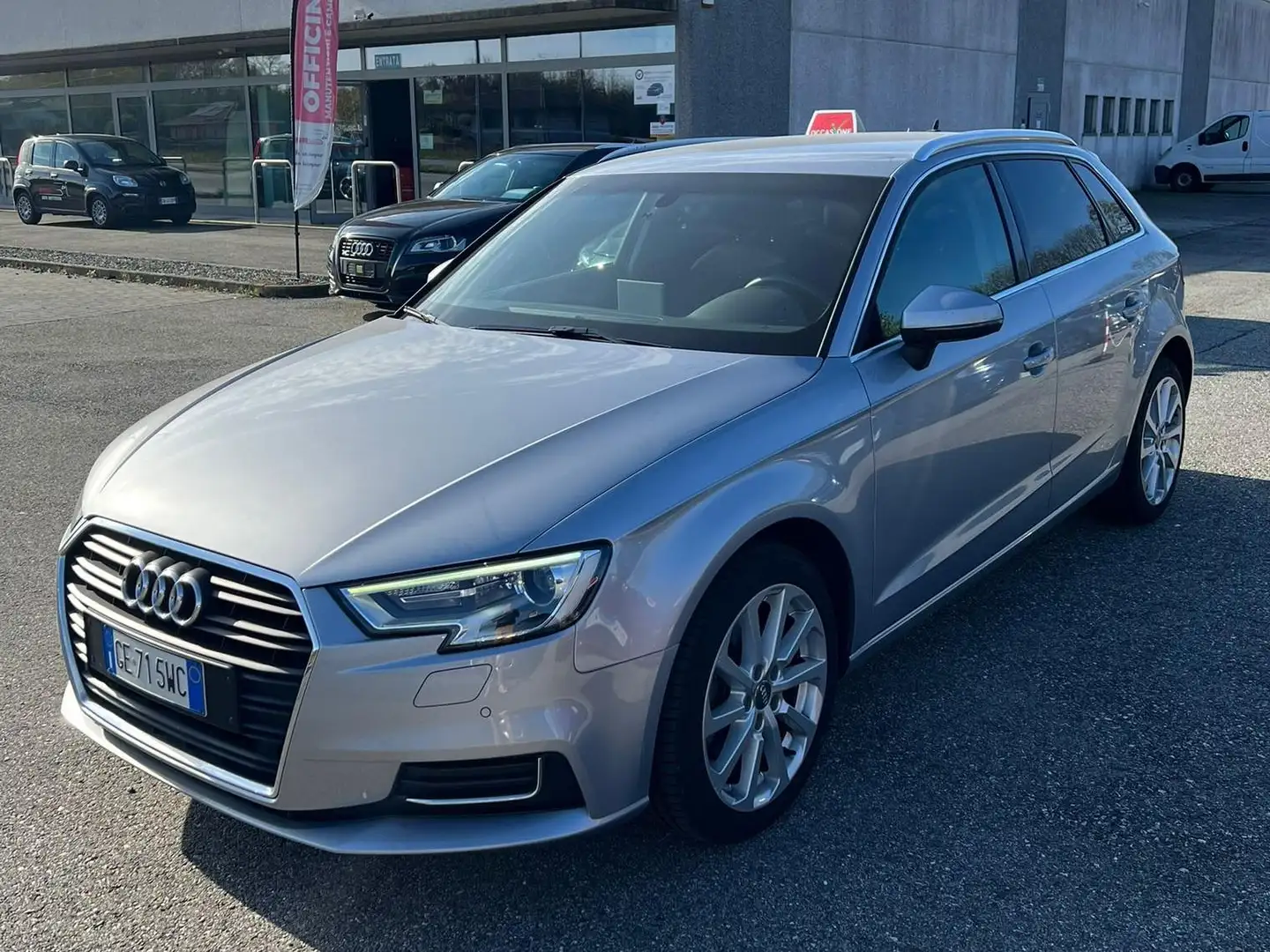 Audi A3 A3 Sportback 30 1.6 tdi Admired 116cv s-tronic Argent - 1