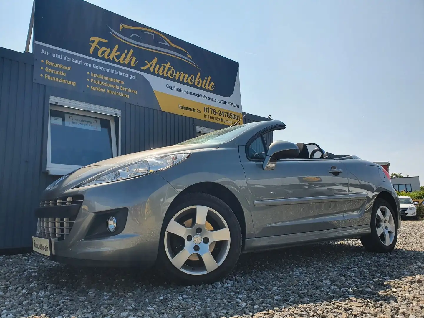 Peugeot 207 CC Cabrio-Coupe Active Klima Neue Steuerkette Grau - 1