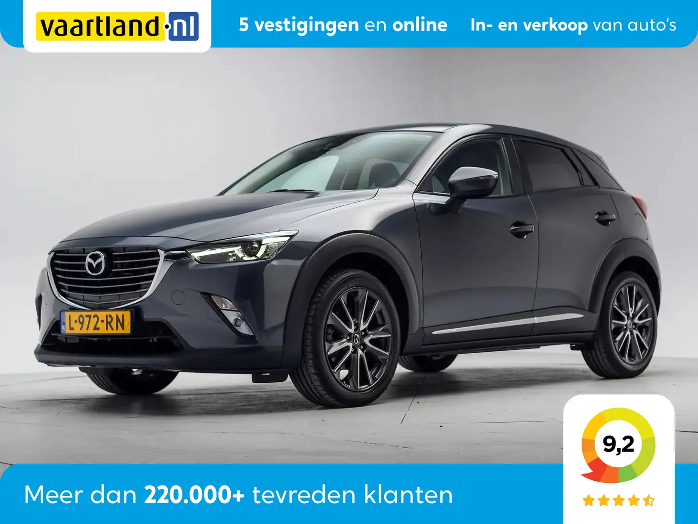 Mazda CX-3 2.0 SkyActiv G 120 GT-M [ Cruise Adaptief Leer Nav Grigio - 1