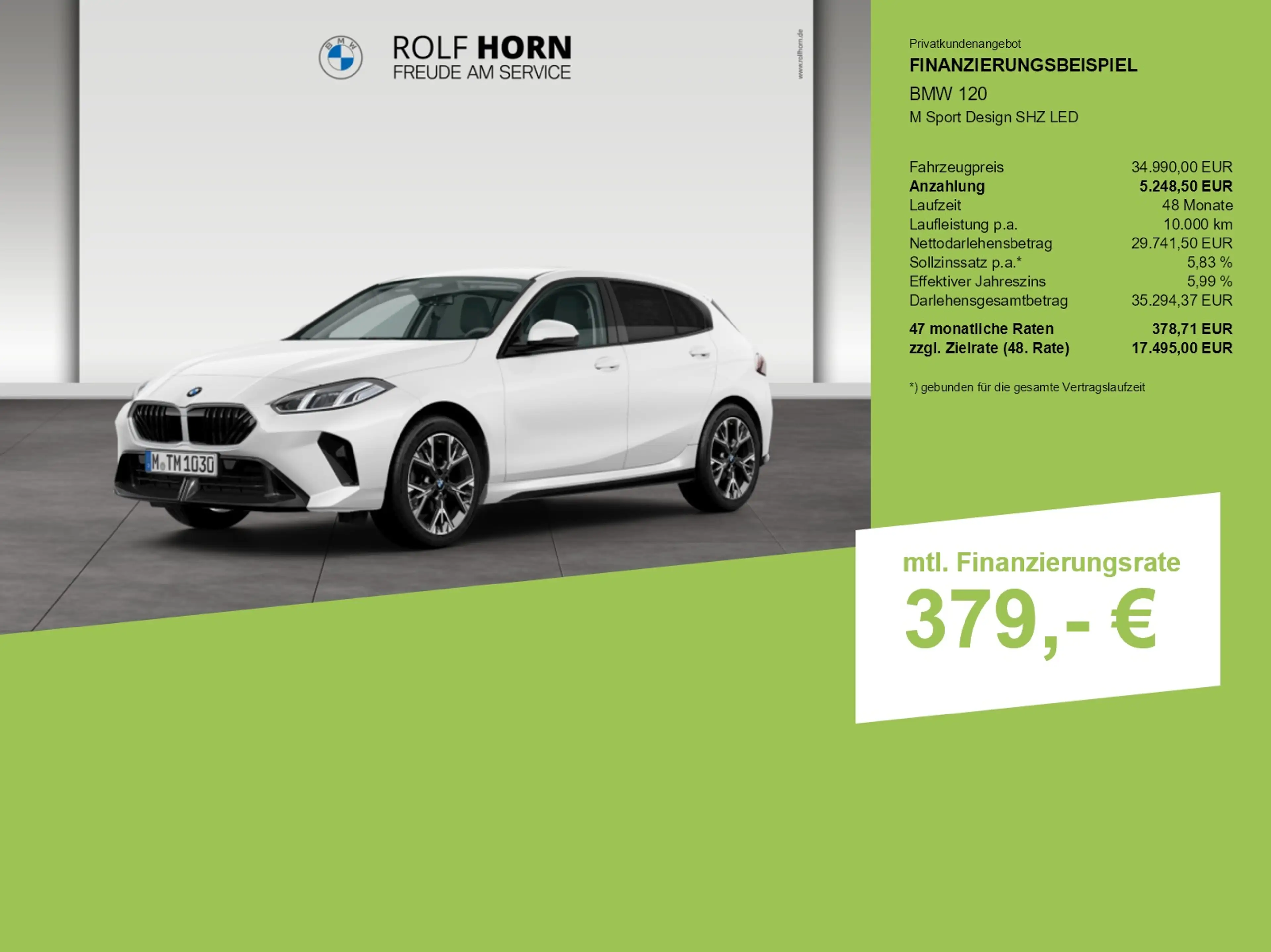 BMW 120 M Sport Design SHZ LED — photo 3