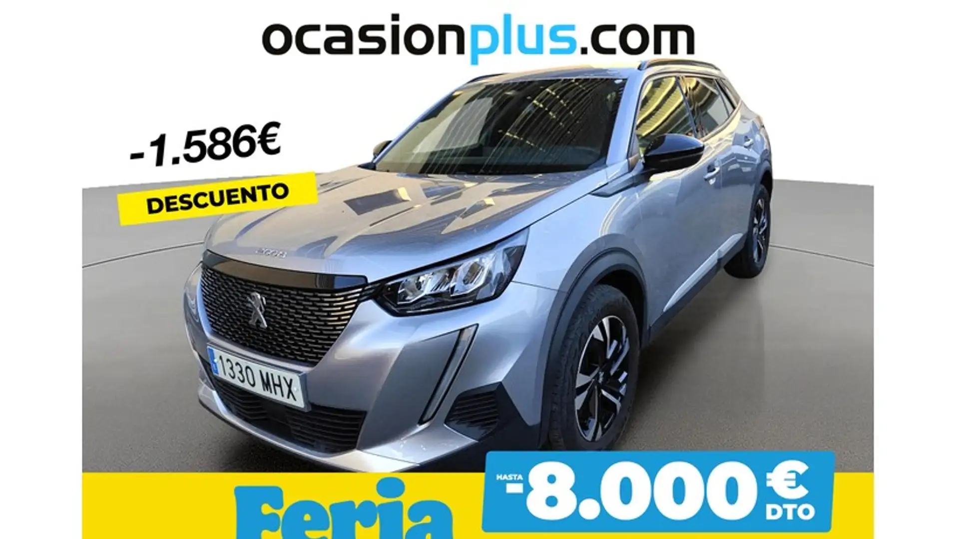 Peugeot 2008 1.5BlueHDi S&S Allure Pack EAT8 130 Grau - 1