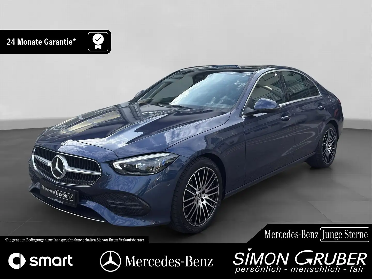 Mercedes-Benz C 200 d Avantgarde Int/Ext Pano DigiLight Memory Blauw - 1