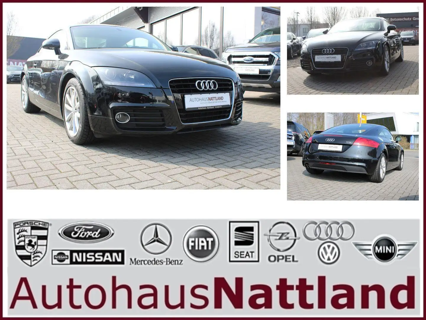 Audi TT 1.8 TFSI Coupe Autom. PDC Leder Sitzh. Zwart - 1