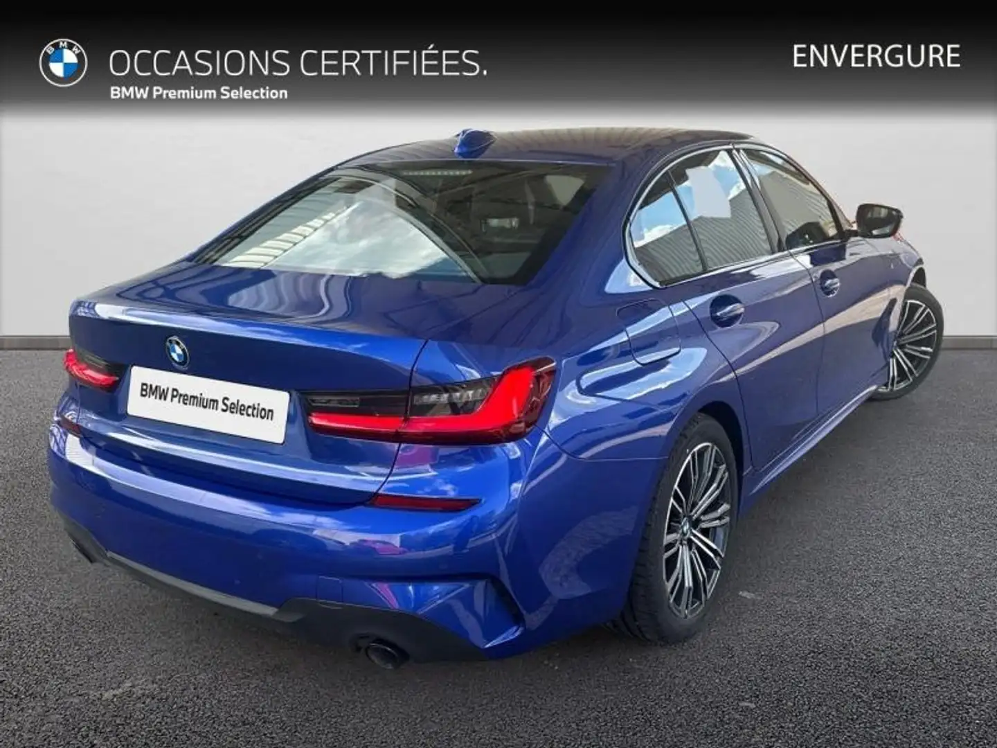 BMW 318 318dA MH 150ch M Sport Bleu - 2