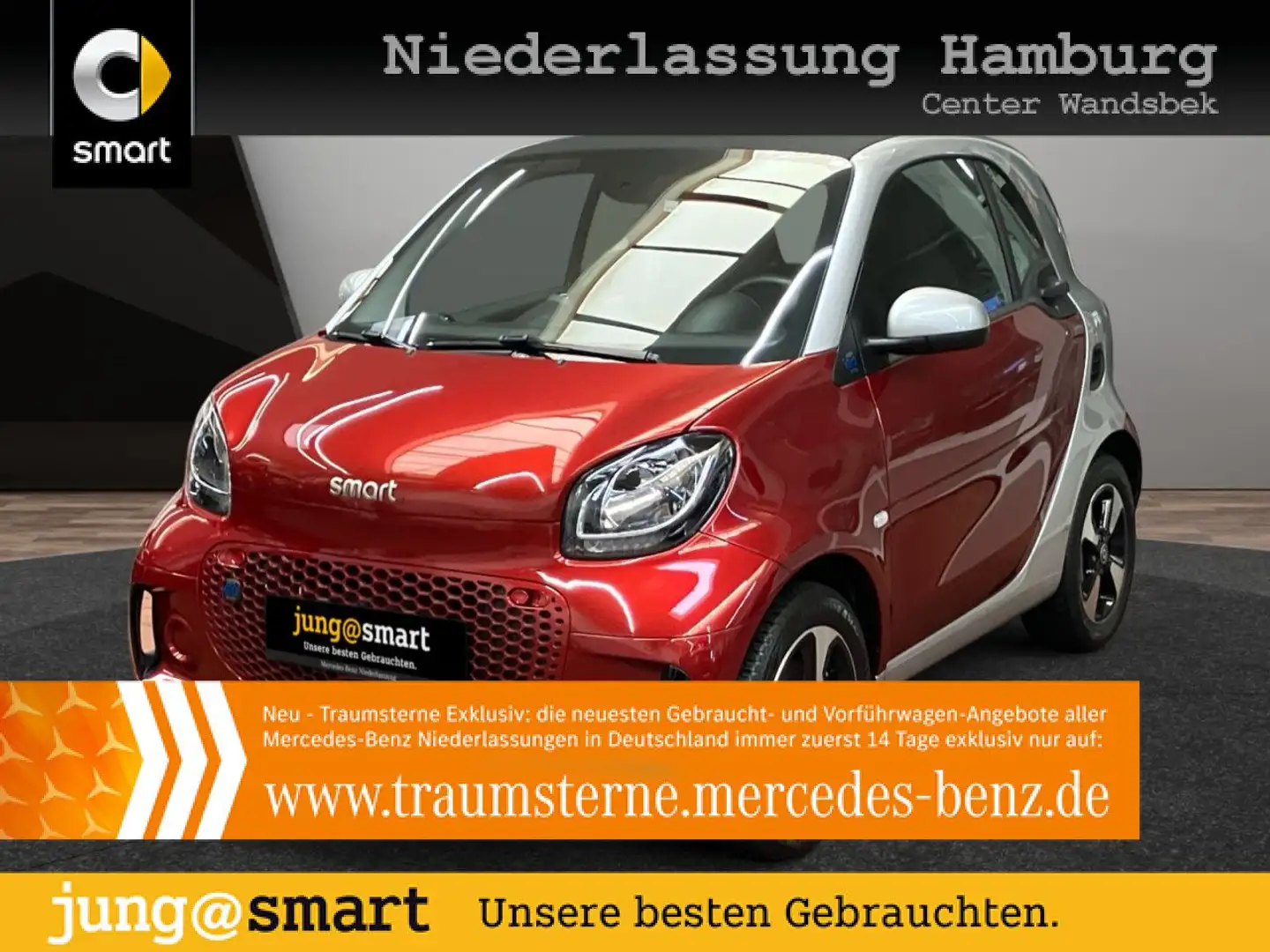 smart forTwo coupé 60kWed passion SHZ PDC Dig Radio Rot - 1