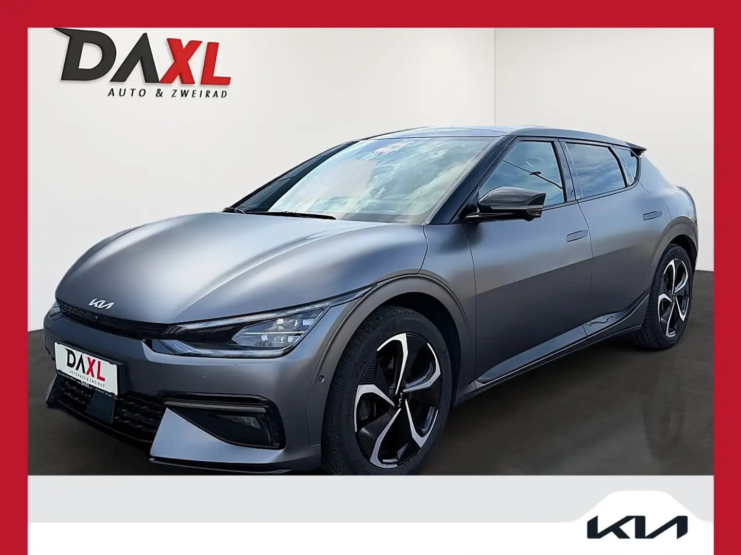 Kia EV6 AWD GT-Line Premium Aut. *Matt-Folierung* Grau - 1