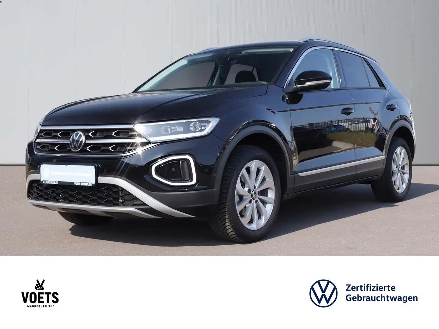 Volkswagen T-Roc STYLE 1.5 TSI DSG LED PLUS+NAVI+AHK+ACC Noir - 1