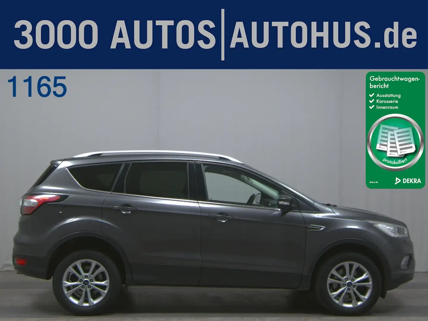 Ford Kuga 2.0 TDCi Titanium AHK Navi Leder ACC Grau - 1