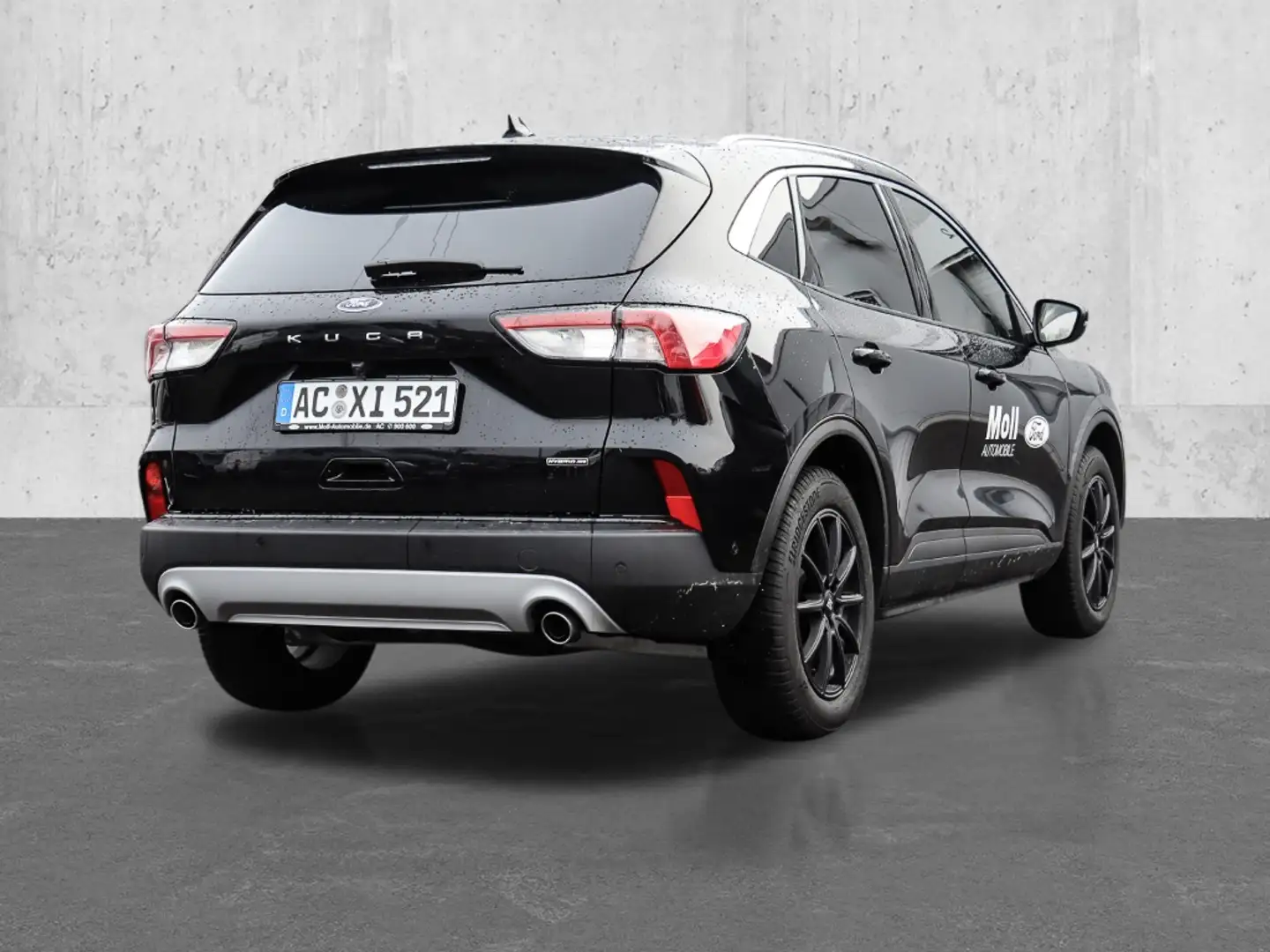 Ford Kuga Hybrid Titanium X FHEV 190PS 4x4 AHK FAP Techno Wi Schwarz - 2