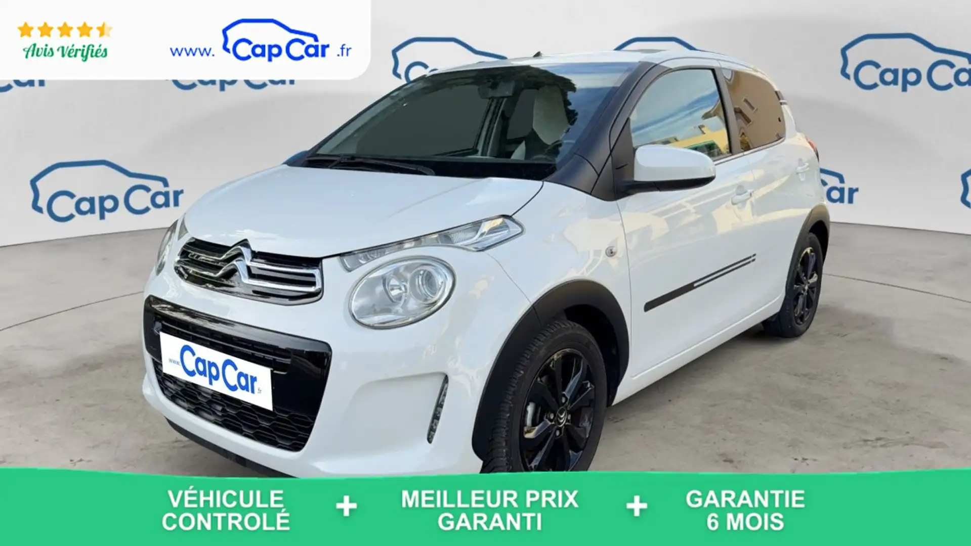 Citroen C1 II 1.0 VTI 72.0 Urban Ride Blanc - 1