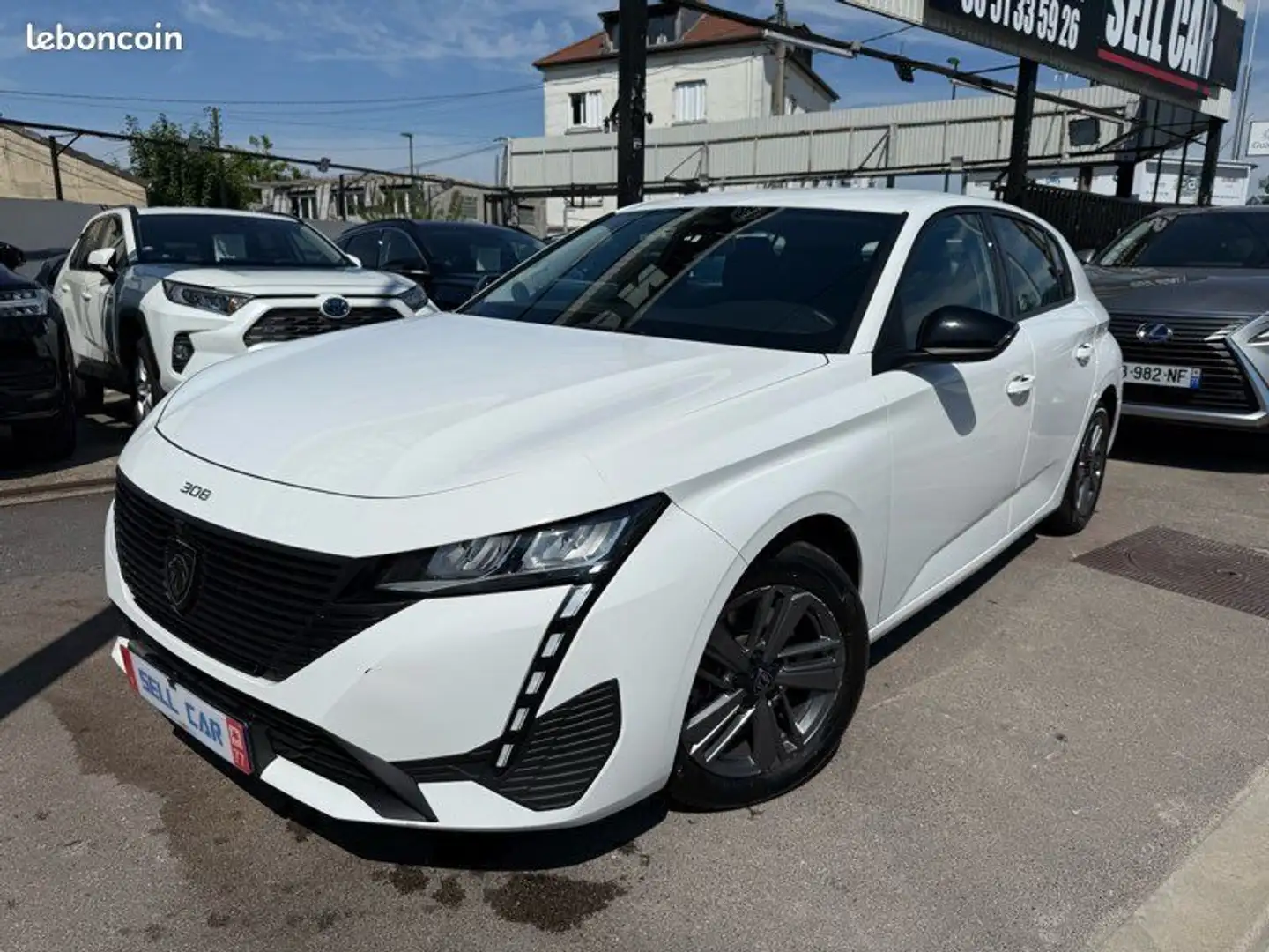 Peugeot 308 1.5 bluehdi 130 EAT8 Active Business 2022 Blanc - 1